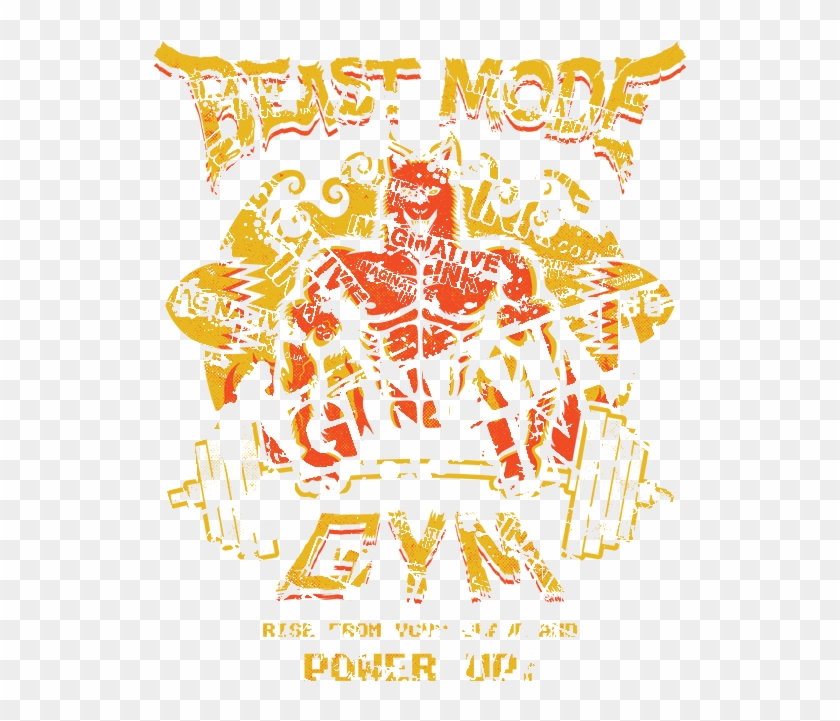 Beast Mode Gym1 - Illustration Clipart