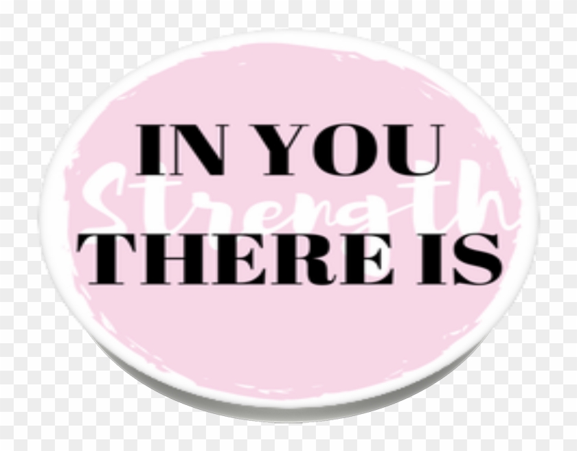 Strength, Popsockets Strength - Circle Clipart #5315804