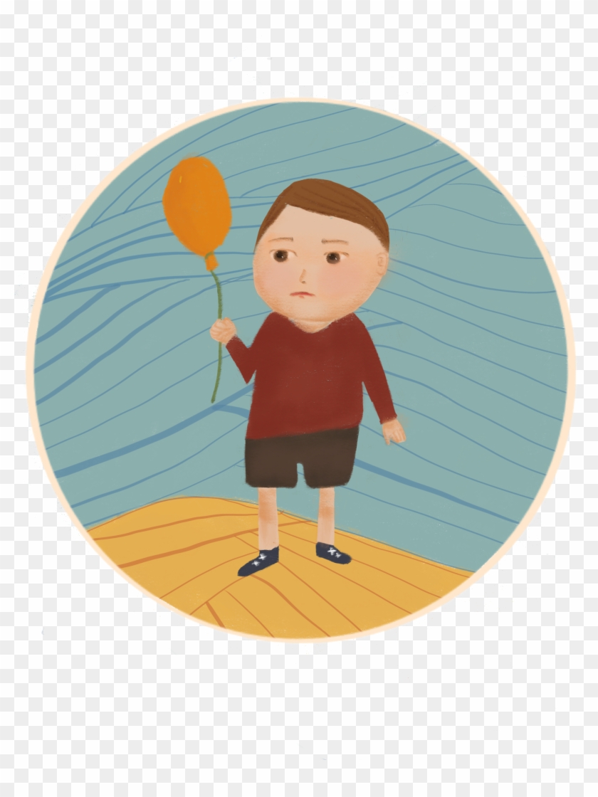 The Balloon Boy - Illustration Clipart