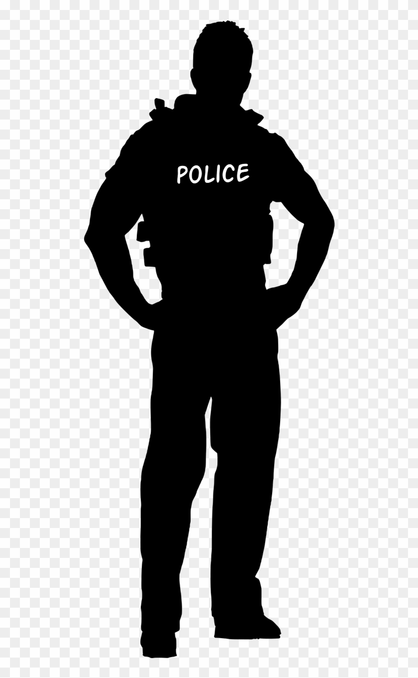 Politimand, Swat Team, Silhuet - Silhouette Clipart #5316153