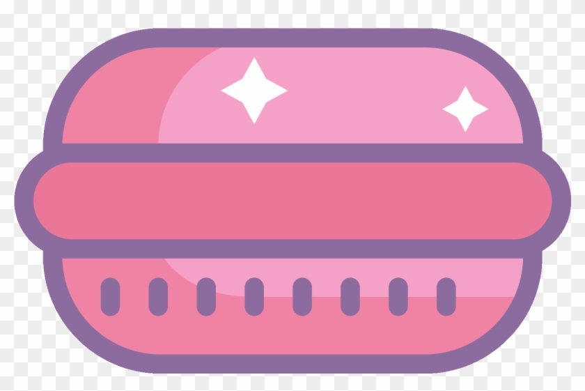 Pink Macaron Icon Clipart