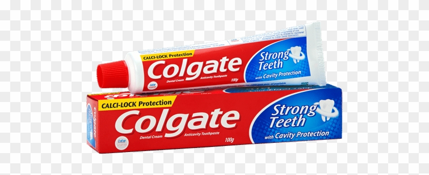 Colgate Dental Cream Anti-cavity Toothpaste For Strong - Colgate Clipart #5316970