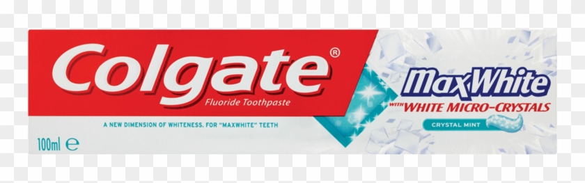 Colgate Max White White Crystals Clipart #5317227