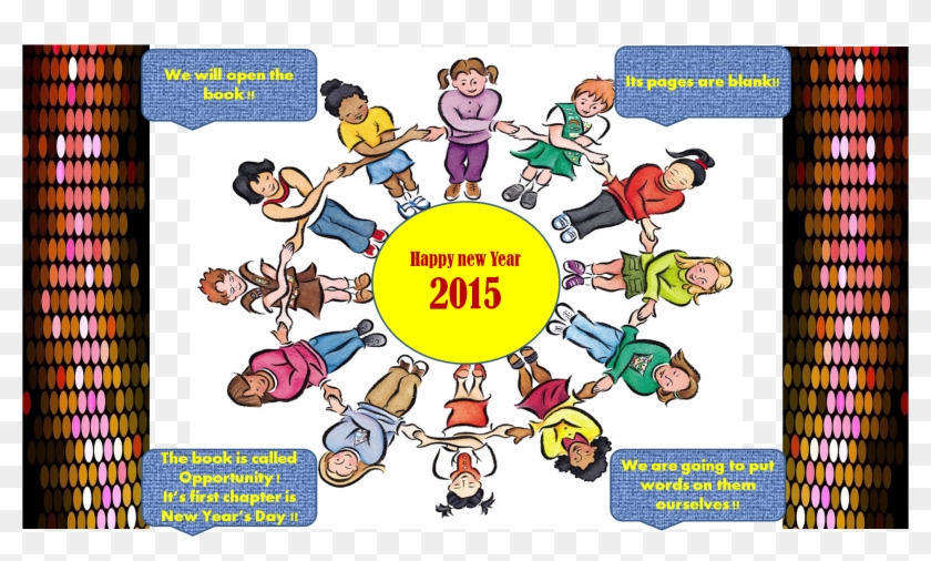 New Year 2015 - Make A Circle Big Big Big Clipart #5317730