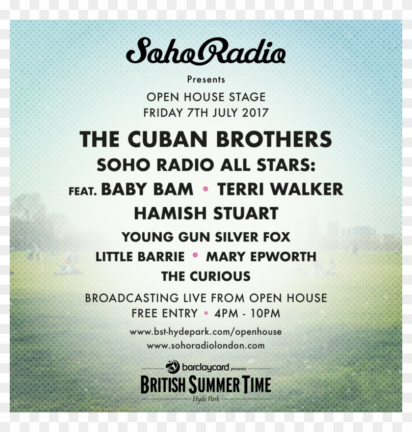 British Summer Time In Hyde Park - Barclaycard Clipart #5318356