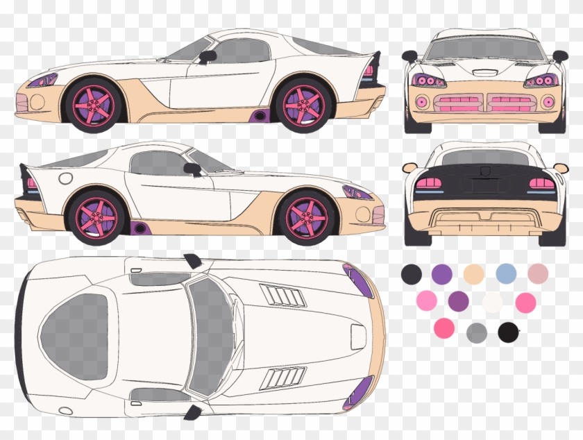 Dodge Viper Srt-10 Coupe - Supercar Clipart #5318611