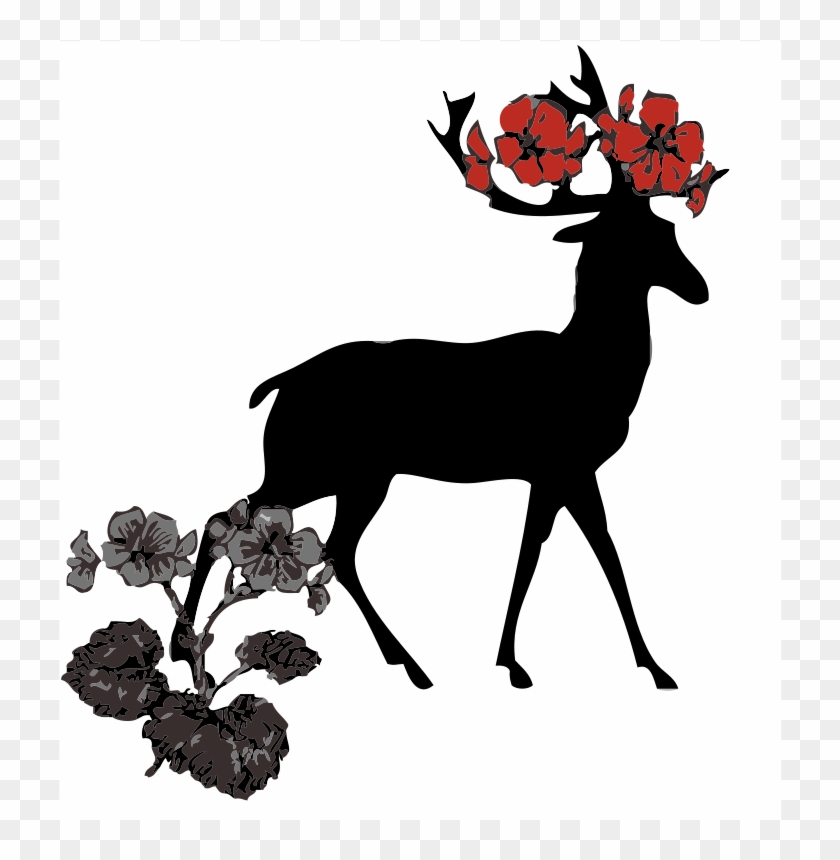 Deer Silhouette Clipart #5319177