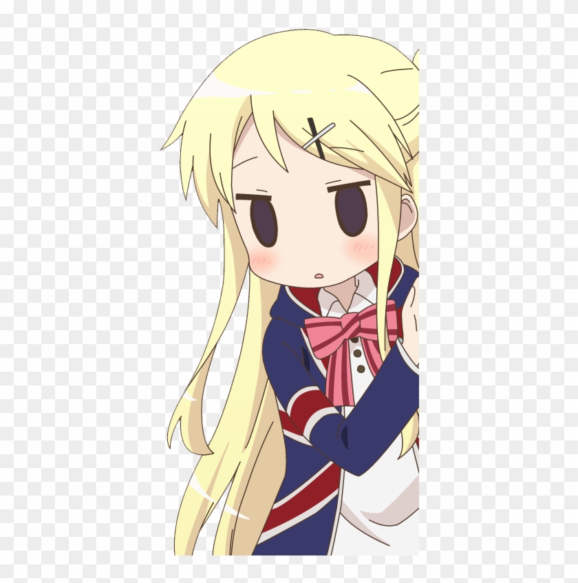 115kib, 850x850, Go On - Anime Girl Peeking Png Clipart