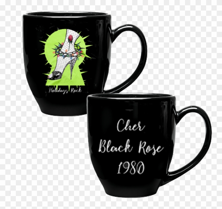 Black Rose Mug - Mug Clipart