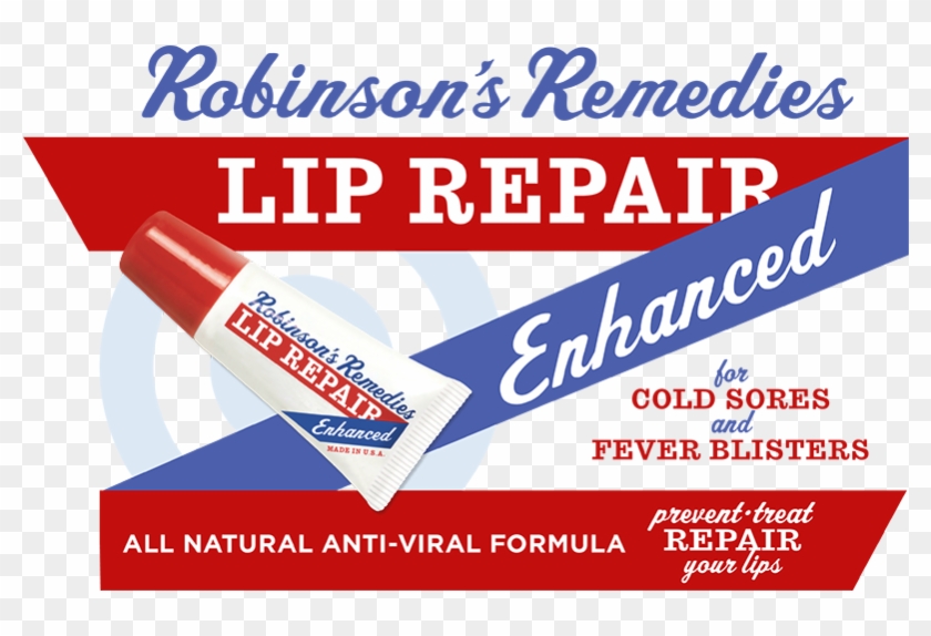 Robinson's Remedies Lip Repair Enhanced - Graphic Design Clipart