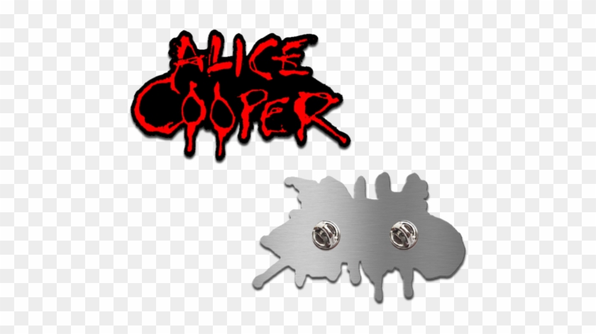 Enamel Logo Pin - Alice Cooper Patch Clipart