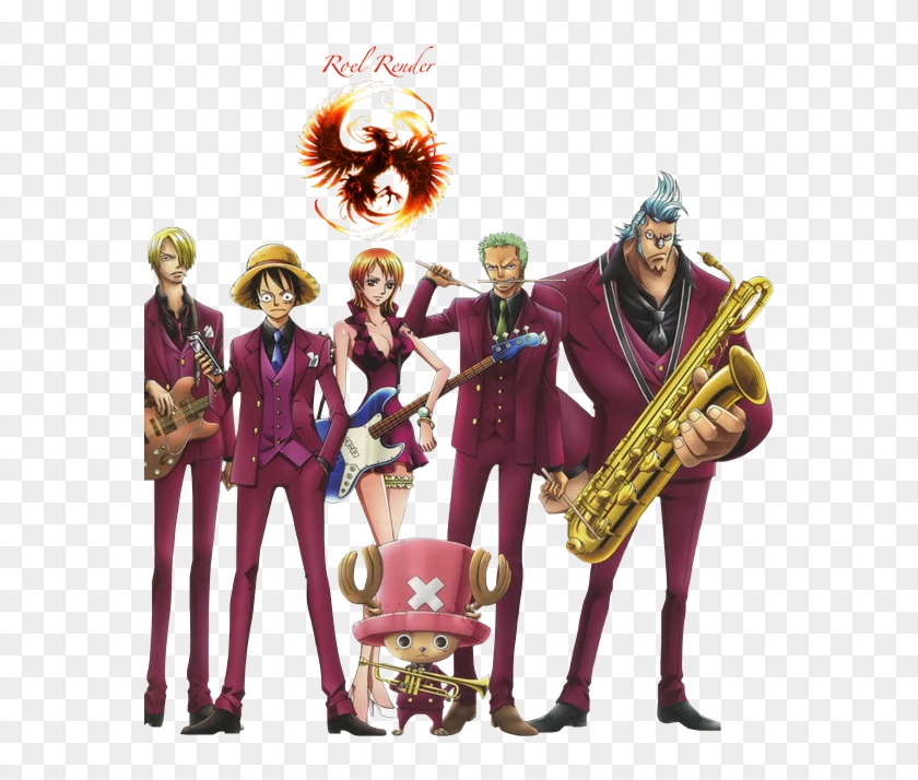 Strawhat Music Band 1 Photo Strawhatband1b-1 - One Piece Music Png Clipart #5320284
