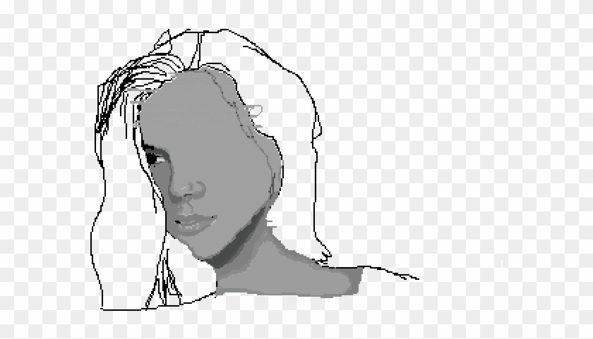 Alexis Ren - Sketch Clipart