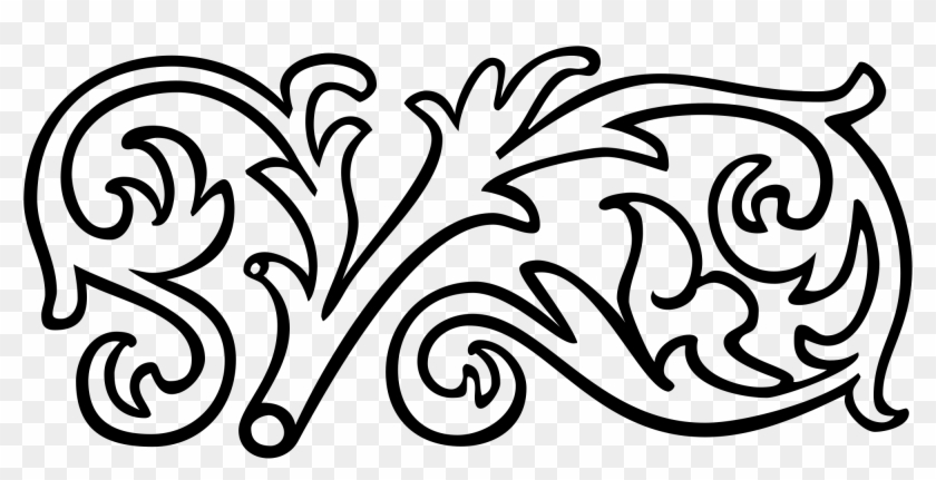 File Typographic Ornament Wikimedia Commons Open Svg Ornament Clipart 5320788 Pikpng