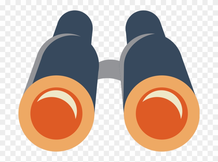 Development Vc Web Design Binoculars Icon Ⓒ - Binoculars Icon Orange Clipart