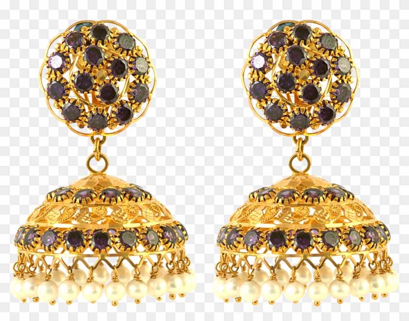 Anjali Jewellers Gold Earrings Clipart #5320952