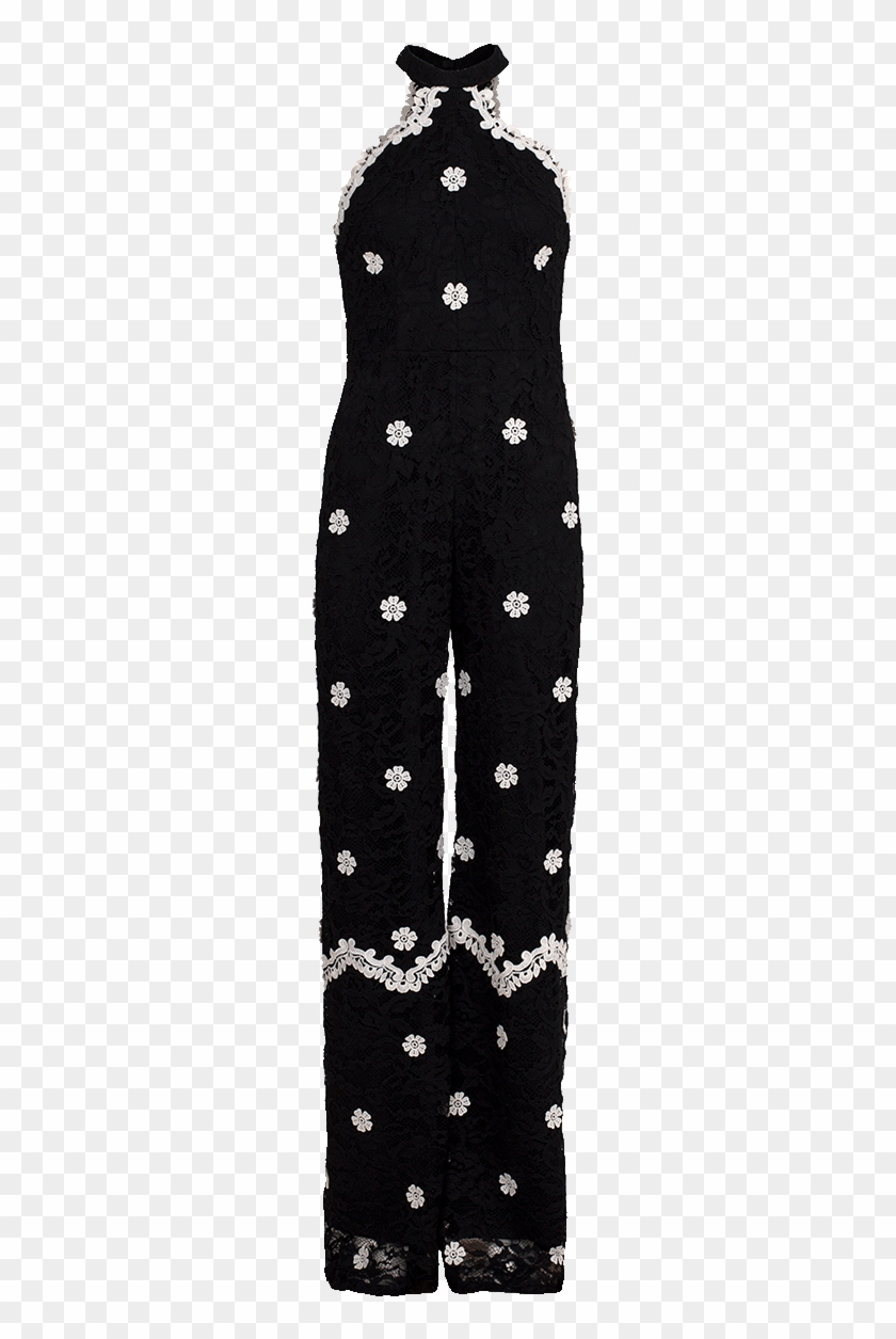Alexis Kyla Floral Lace Jumpsuit - Polka Dot Clipart