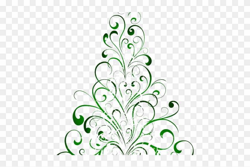 Christmas Ornament Clipart Line Art - Christmas Tree Clip Art Free Transparent - Png Download #5321108