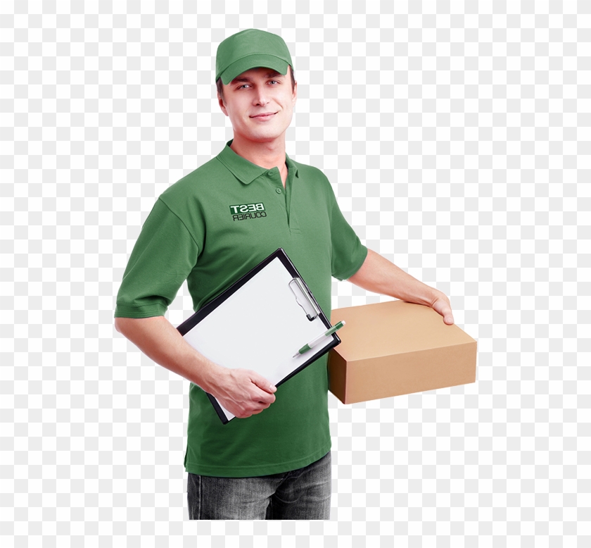 Courier-man - Courier Deliver Boy Png Clipart #5321263