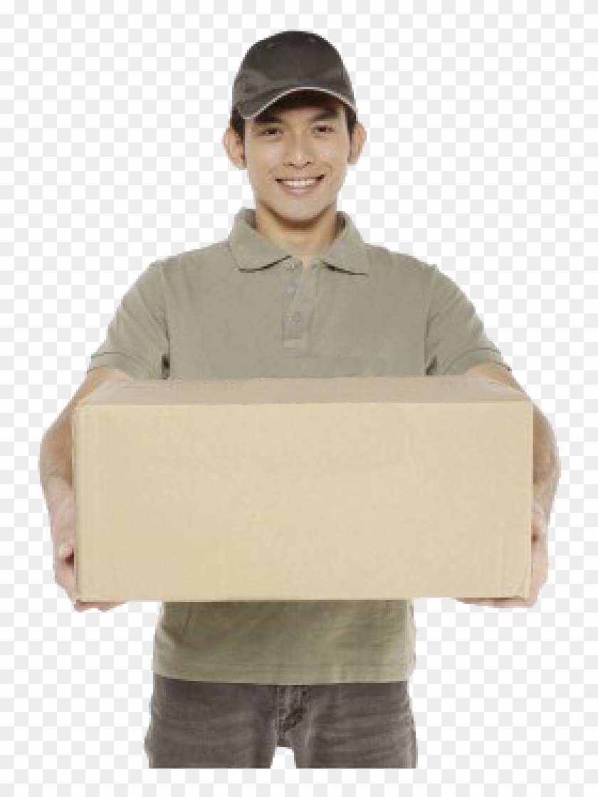 Mondays - Man Holding Package Clipart #5321495