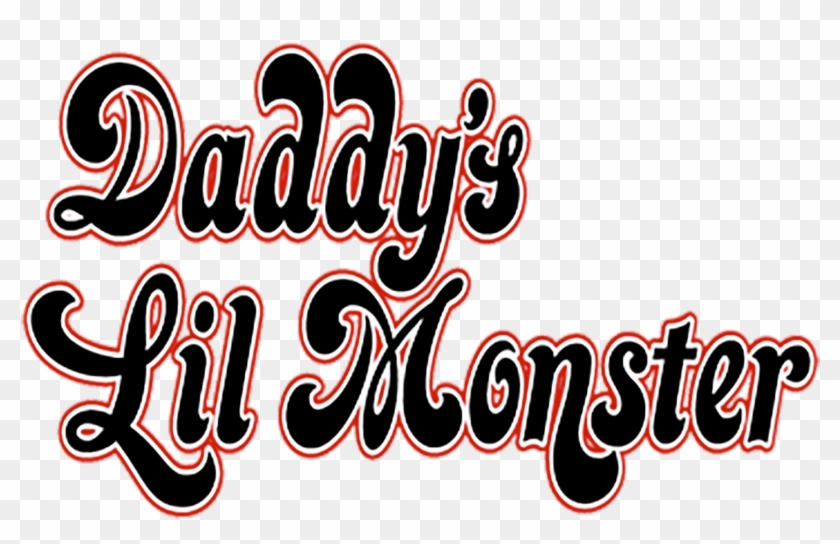Daddy's Lil Monster Logo Clipart