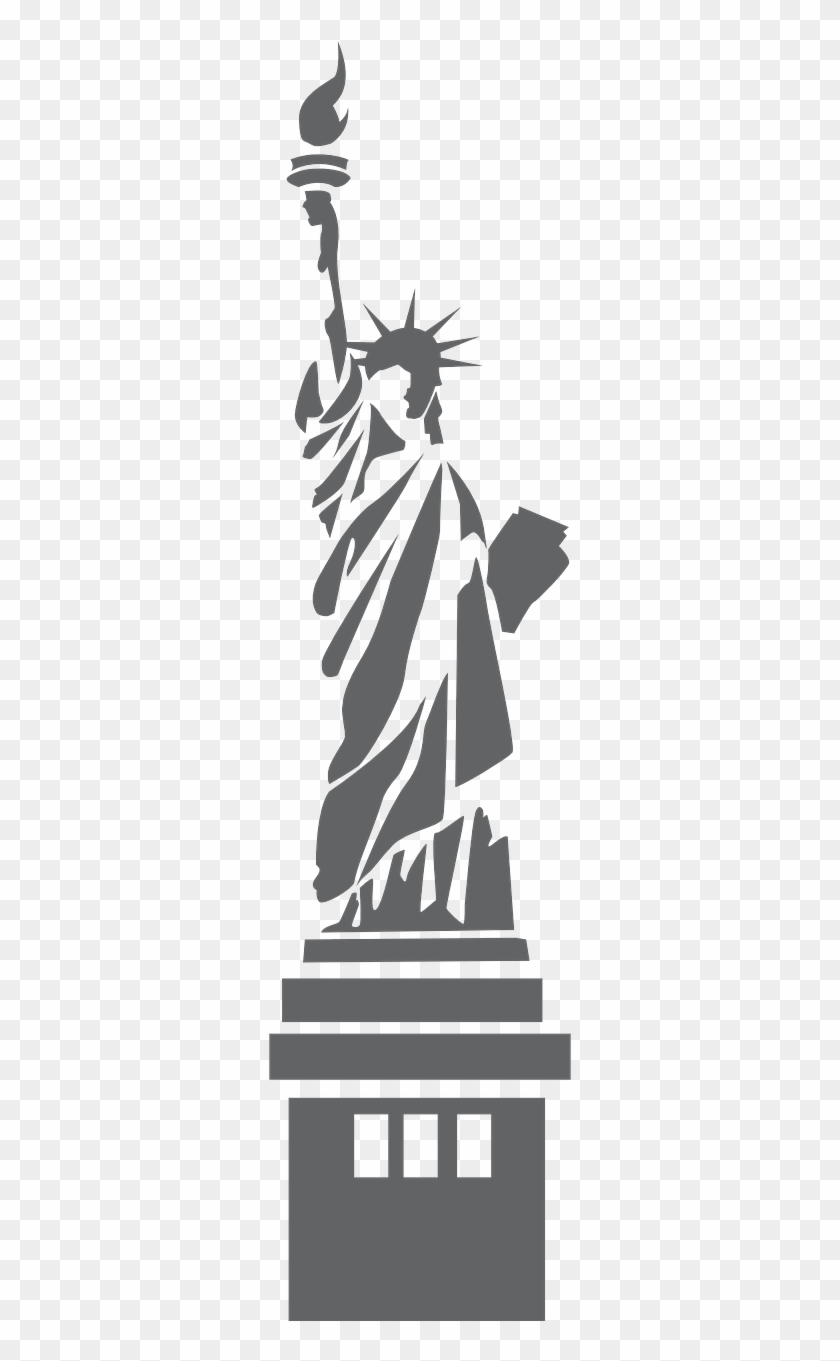 Statue Liberty Lady - Statue Of Liberty Vector Png Clipart