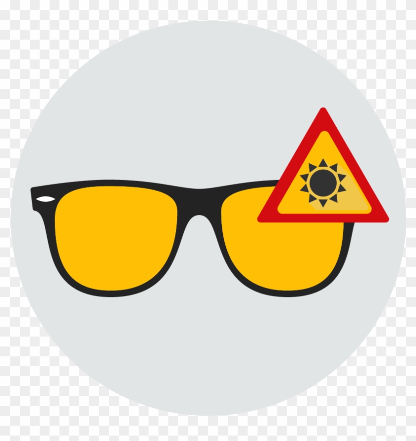 Fake Sunglasses Without Any Uv Protection - Circle Clipart