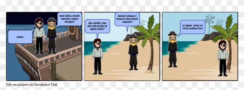 A Ilha Do Tesouro - Cartoon Clipart
