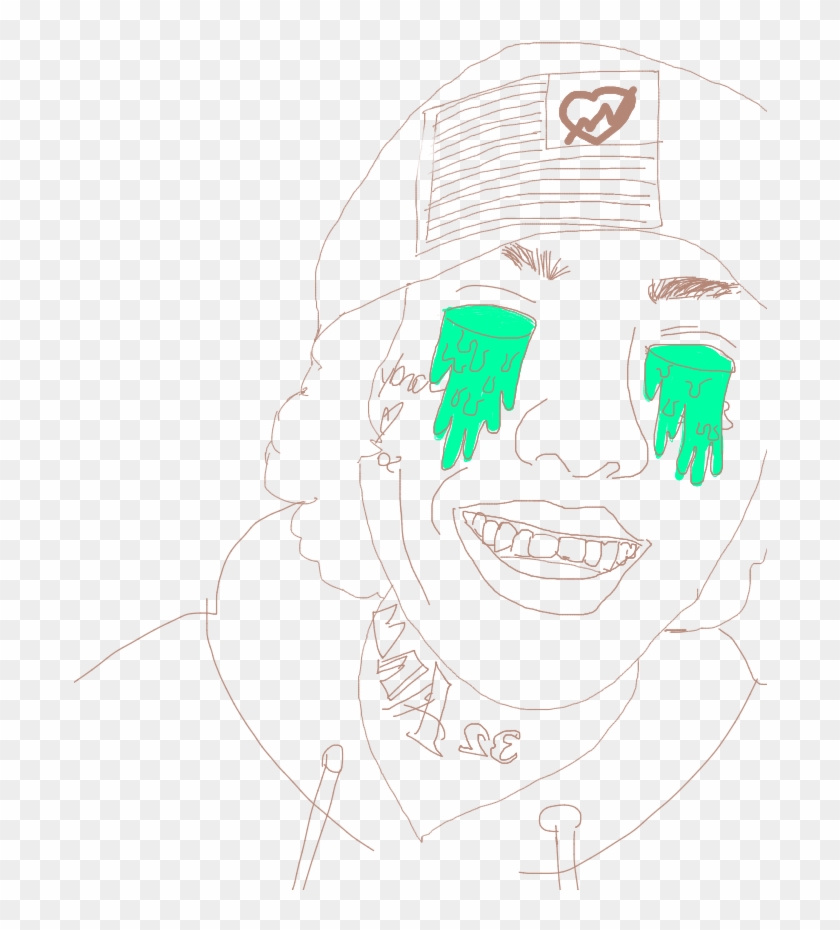 Lil Xan Dude - Sketch Clipart