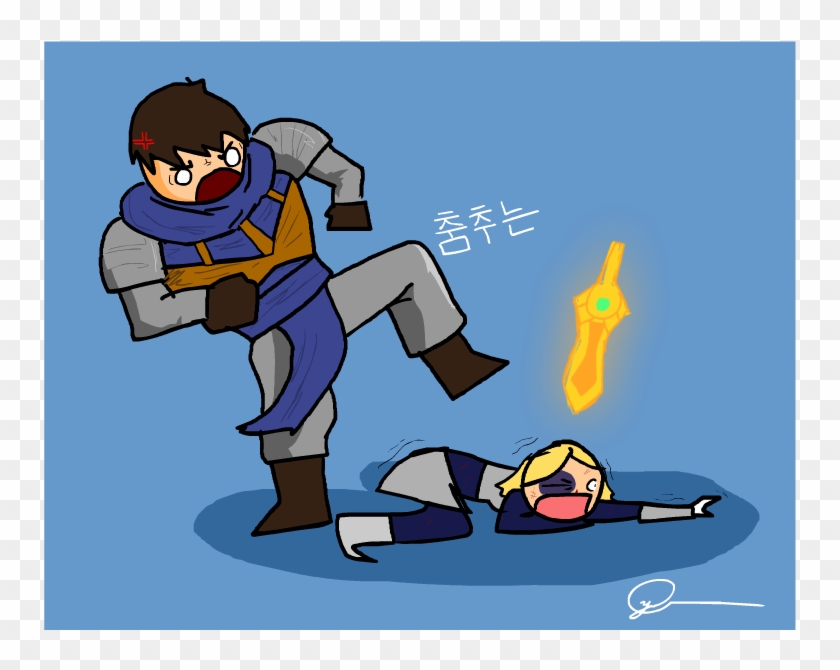 Garen's Got Some Serious Issues - Cartoon Clipart #5322450