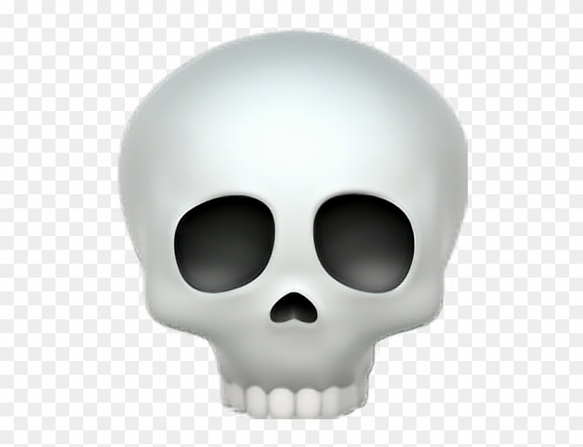 #emoticon #emoji #emijicaveira #caveira #pngtumblr - Skull Emoji Transparent Background Clipart