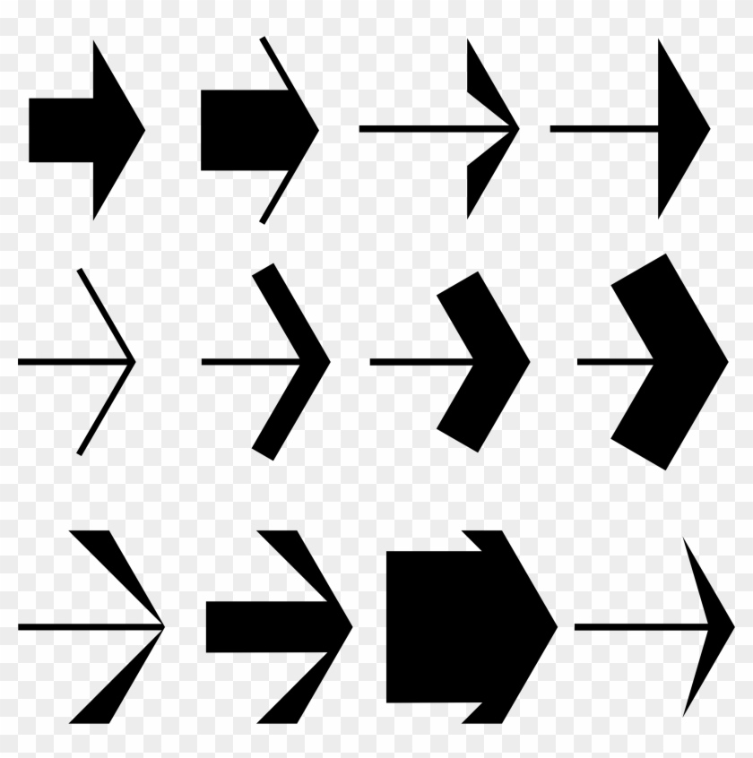 This Free Icons Png Design Of 120 Degree Arrows - Png Panah Clipart