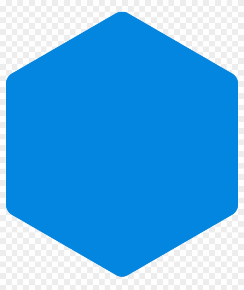 Europe Programme - Blue Hexagon Transparent Clipart