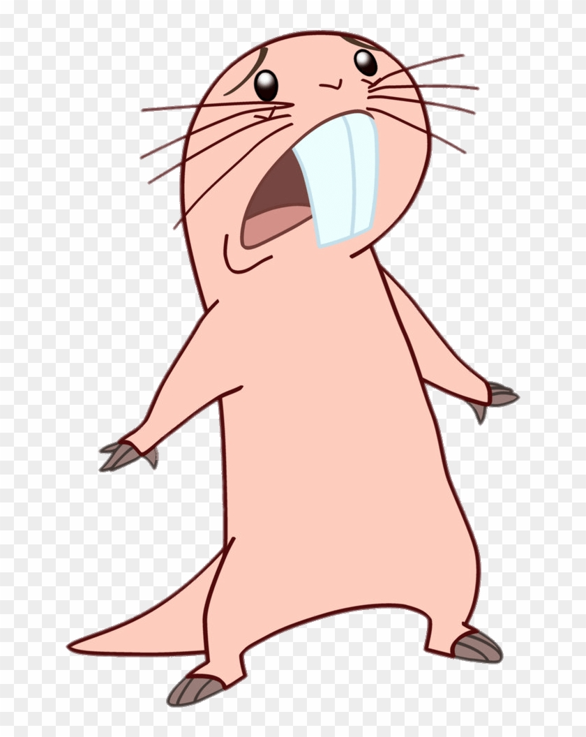 Kim Possible Rufus Frigthened , Png Download - Mole Rat From Kim Possible Clipart