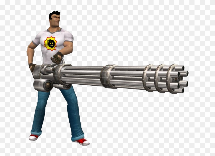 Minigun Png - Serious Sam Png Clipart