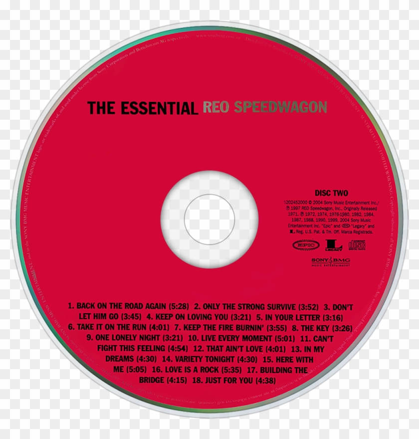Reo Speedwagon The Essential Reo Speedwagon Cd Disc - Circle Clipart