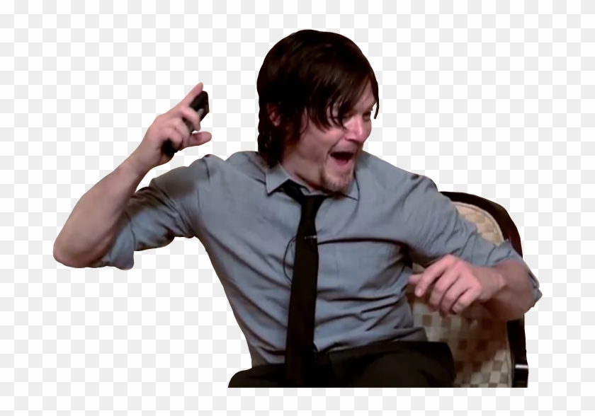 #twd #reedus #shock #mood #surprise #norman #normanreedus - Norman Reedus Scared Clipart
