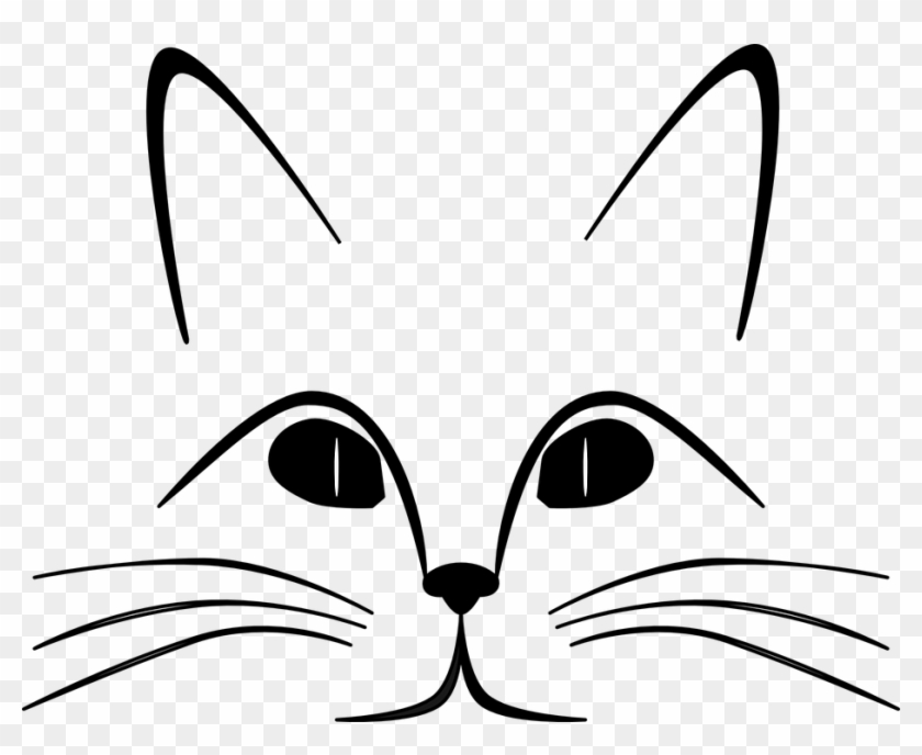 Thumb Image - Whiskers Clipart Black And White - Png Download