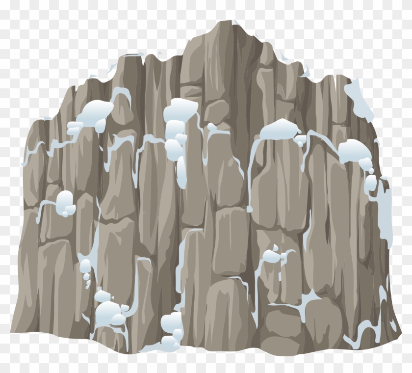 This Free Icons Png Design Of Alpine Landscape Snow - Snow Rock Clipart Transparent Png