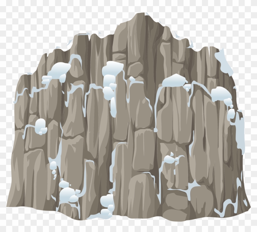 This Free Icons Png Design Of Alpine Landscape Snow - Snow Rock Clipart Transparent Png #5324546