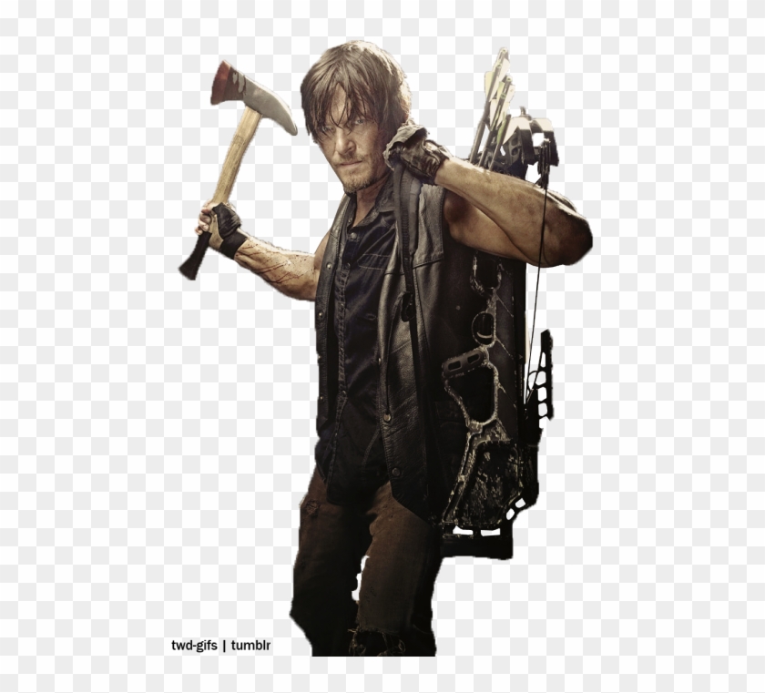 Png Daryl - Walking Dead Daryl Season 4 Clipart #5324594