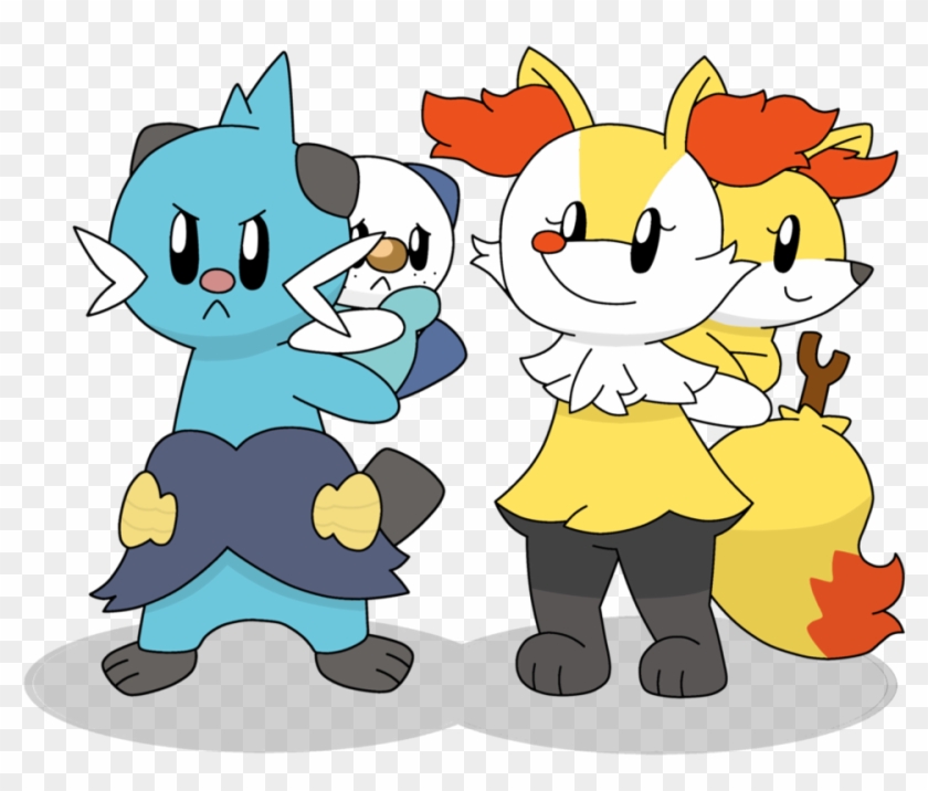 Dewott And Braixen Partners In Time Owo By Choco-chesse - Dewott And Braixen Clipart #5324601