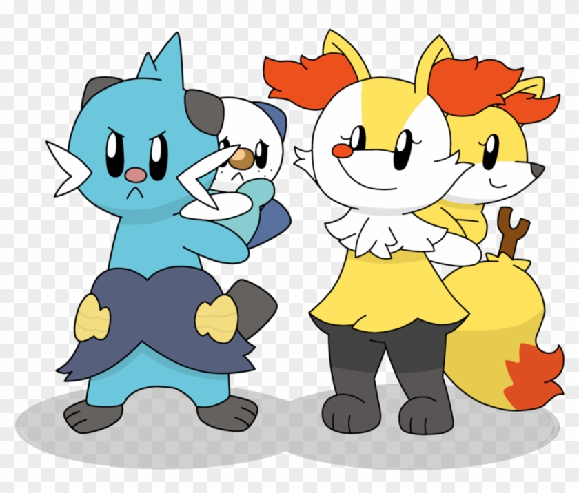Dewott And Braixen Partners In Time Owo By Choco-chesse - Dewott And Braixen Clipart