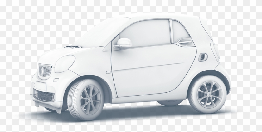 Smart Fortwo 2 Seats - City Car Clipart