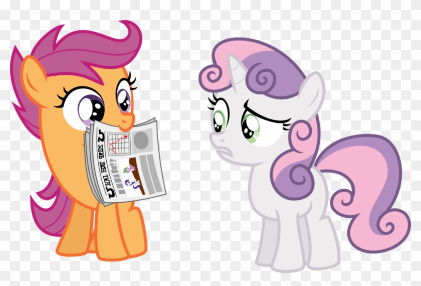 Pony Sweetie Belle Scootaloo Rainbow Dash Pink Cartoon - Sweetie Belle And Rarity Clipart