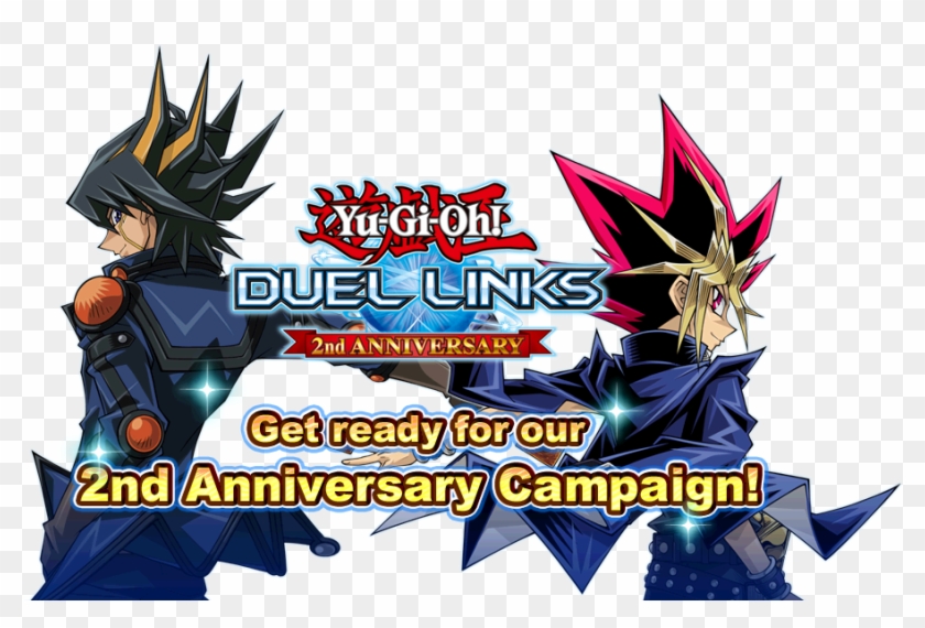 Yu Gi Oh Duel Links Comemora Seu 2º Aniversário Caixa - Yugioh Clipart