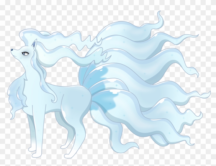 Alolan Ninetales Png - Ninetales Alola Png Clipart