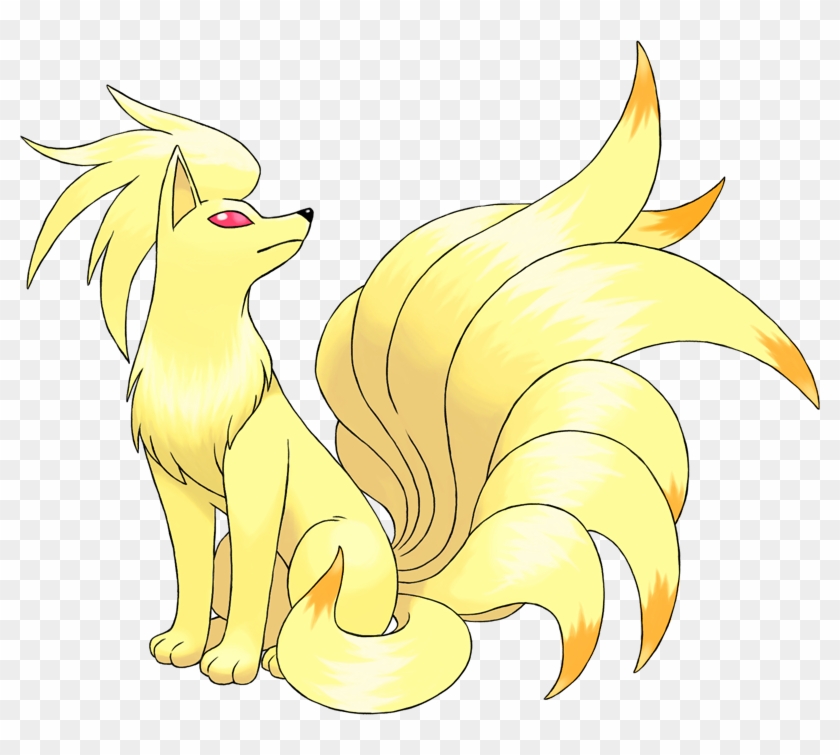 Shiny Ninetales Gen 1 Clipart #5325660