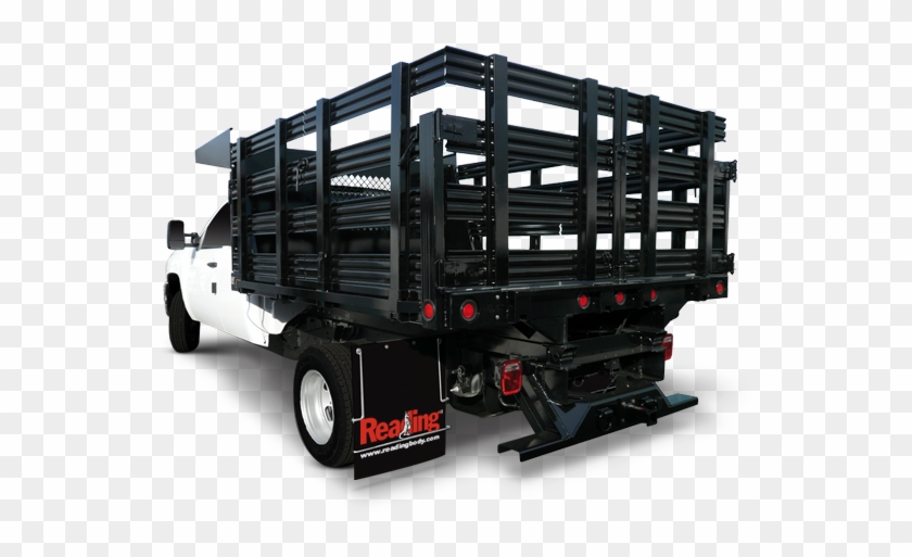 Steel Stake Bodies - Trailer Truck Clipart