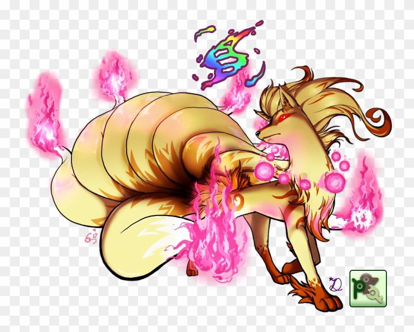 System Salamence - Mega Ninetales Pokefarm Clipart